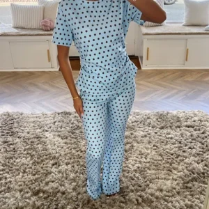 Blue Polka Dot Set
