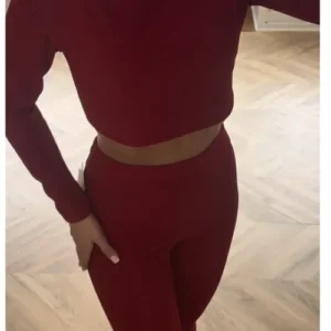 Red Sparkle Co-ord