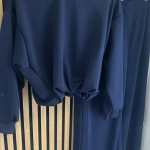 Navy Bubble Top Tracksuit